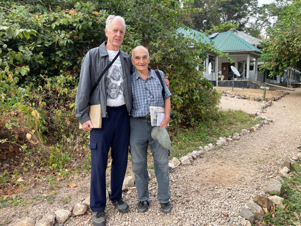 Curt Busse and Anthony Collins at Gombe National Park.